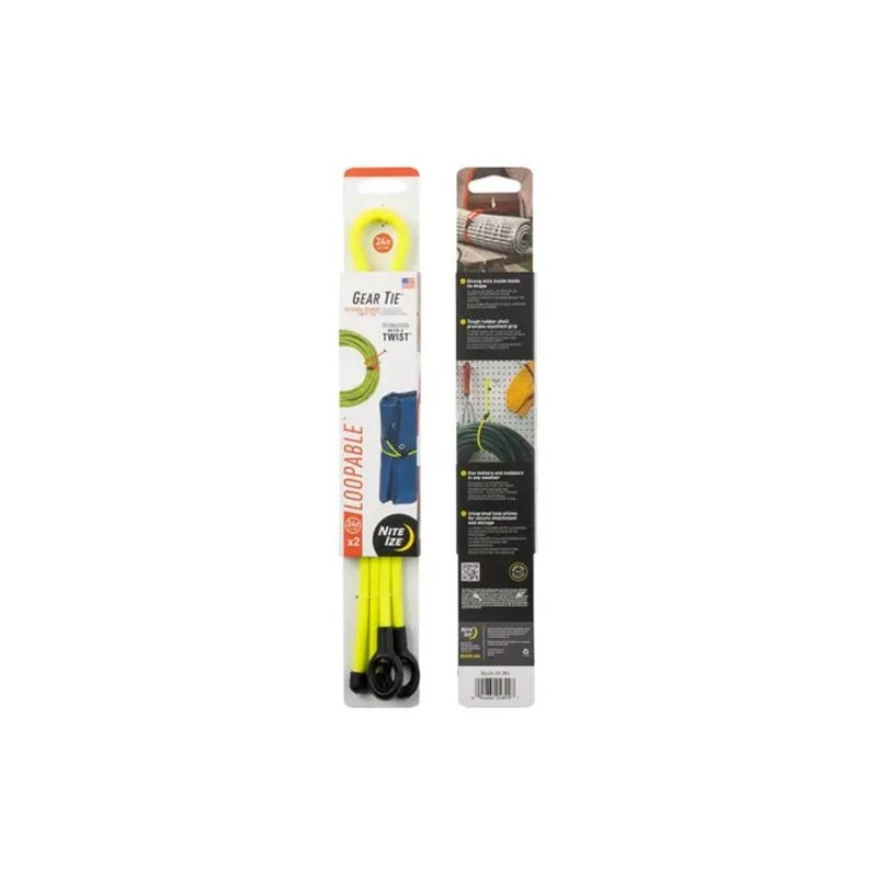 Nite-Ize Gear Tie Loop Allesbinder  61cm Yellow