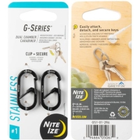 Nite-Ize G-Series Karabijnhaak 2-Pack Zwart #1