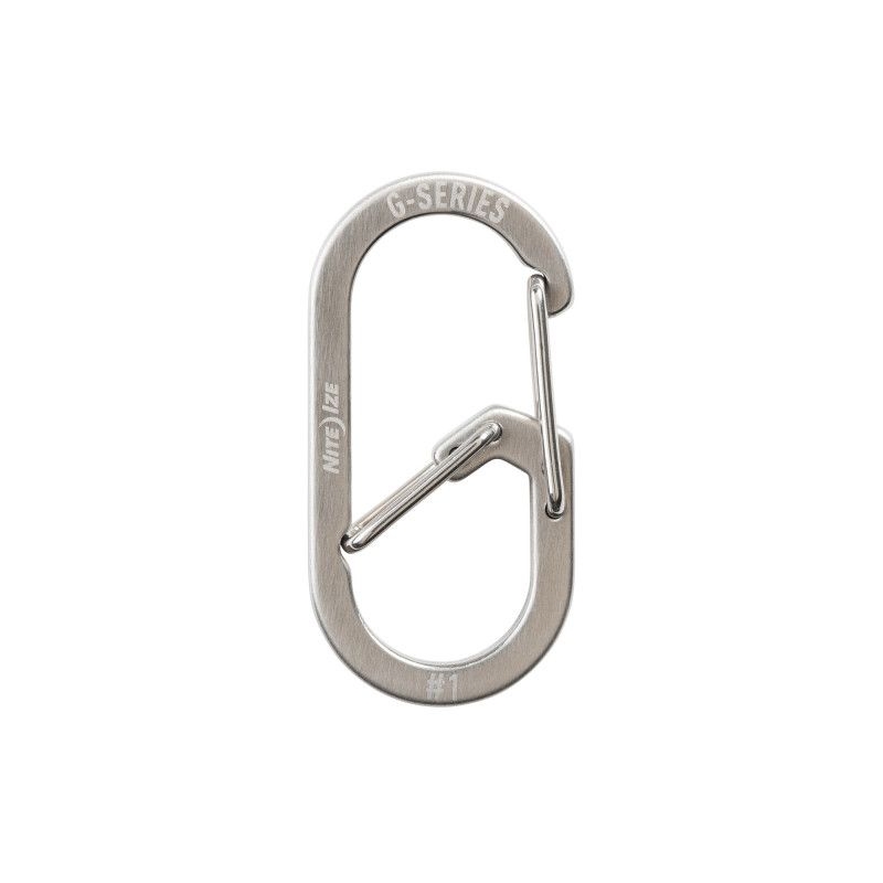 Nite-Ize G-Series Karabijnhaak 2-Pack Zilver #1