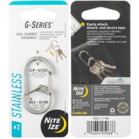 Nite-Ize G-Series Karabijnhaak Zilver #2