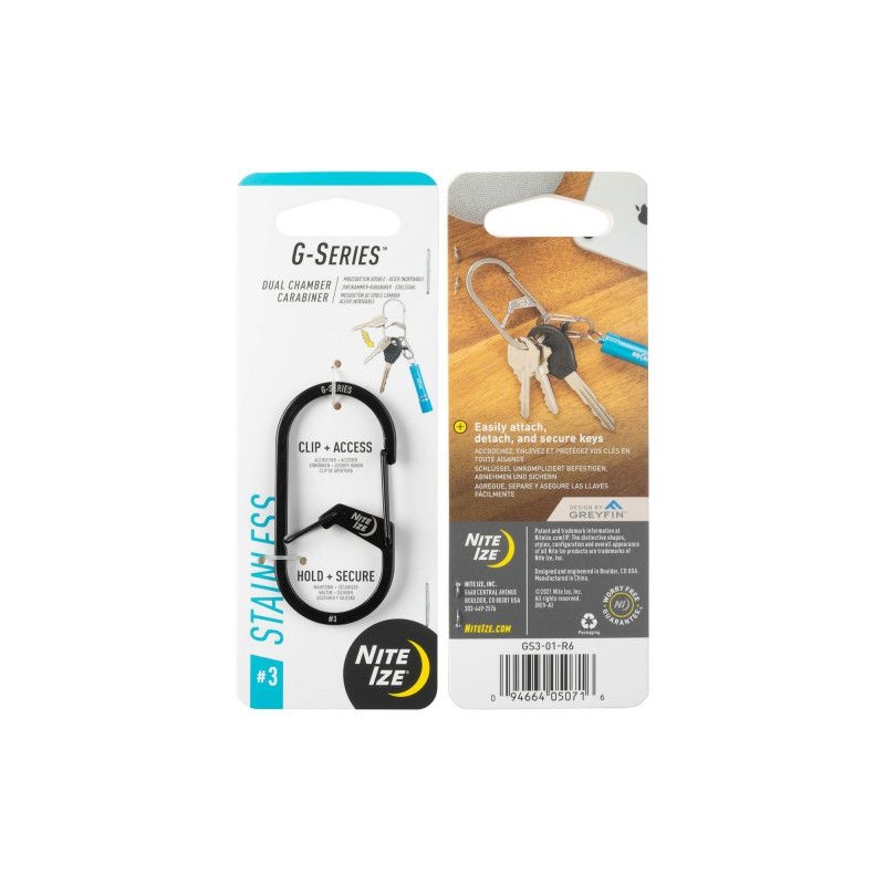 Nite-Ize G-Series Karabijnhaak Zwart #3