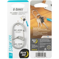 Nite-Ize G-Series Karabijnhaak Zilver #3