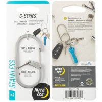 Nite-Ize G-Series Karabijnhaak Zilver #4