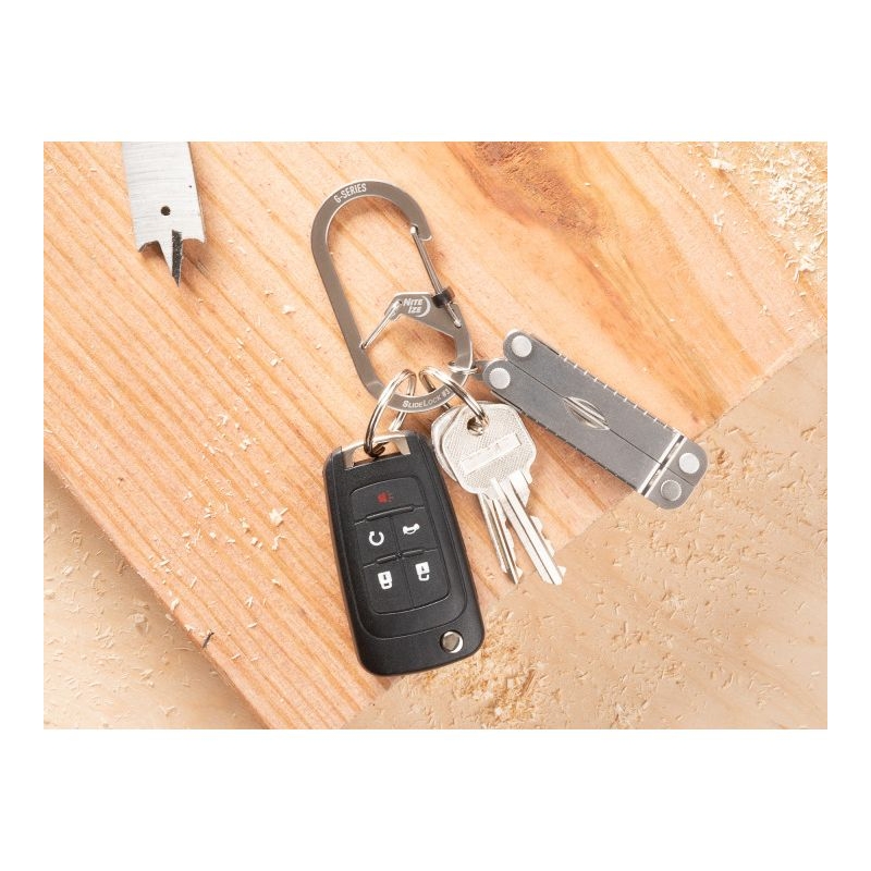 Nite-Ize G-Series Karabijnhaak Slidelock Zilver #3