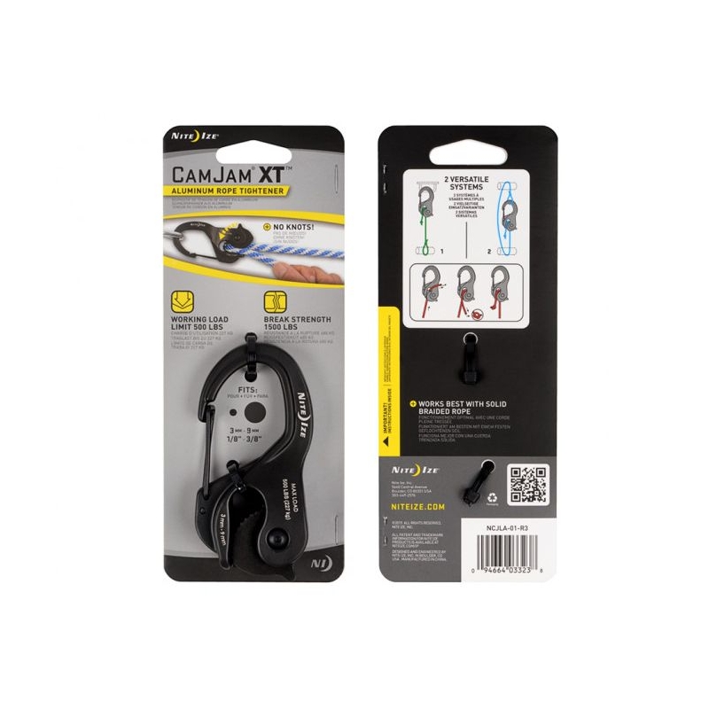 Nite-Ize CamJam XT Spanhaak L Zwart