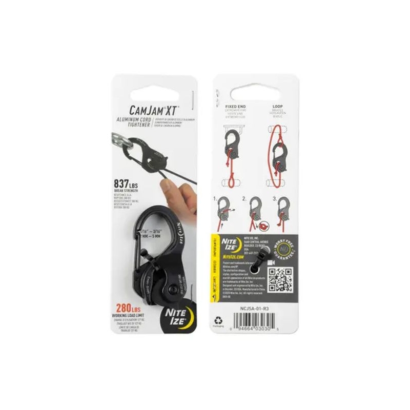 Nite-Ize CamJam XT Spanhaak S Zwart