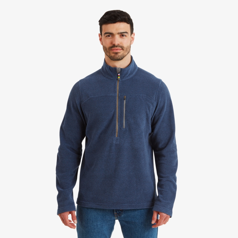 Sherpa Rolpa Eco 1/4 Zip Rathee Blue