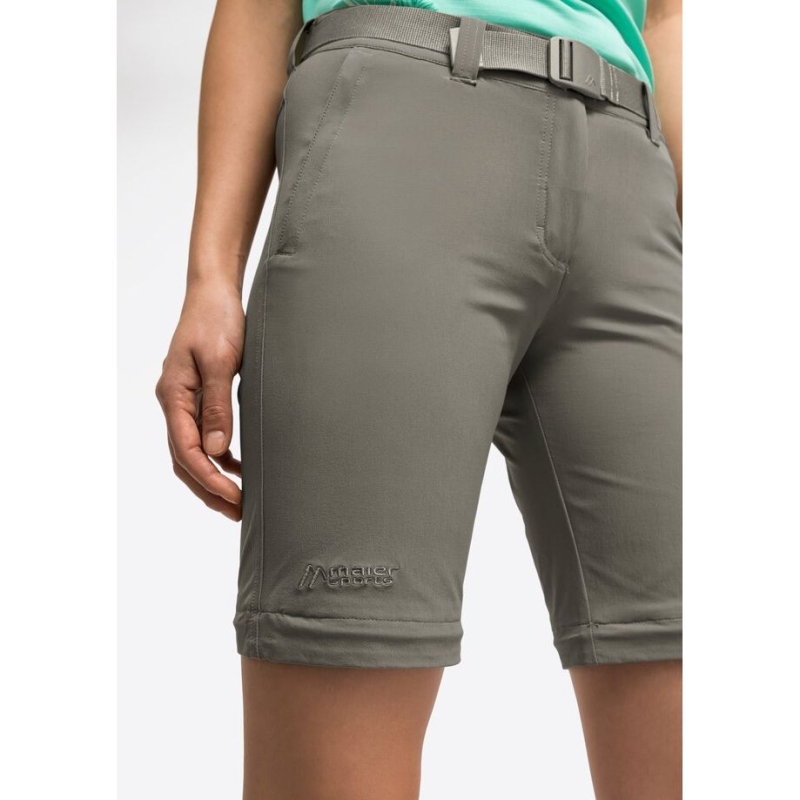 Maier Sports Nata 2 Zip-Off Pant Short Women's Teak