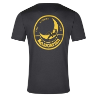 La Sportiva Climbing on the Moon T-Shirt Carbon/Giallo