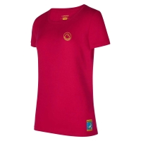 La Sportiva Climbing on the Moon T-Shirt Women's Fucsia/Giallo
