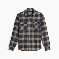 Royal Robbins Snowcap Lined Flannel L/S Covert Green Cataract Falls Pl