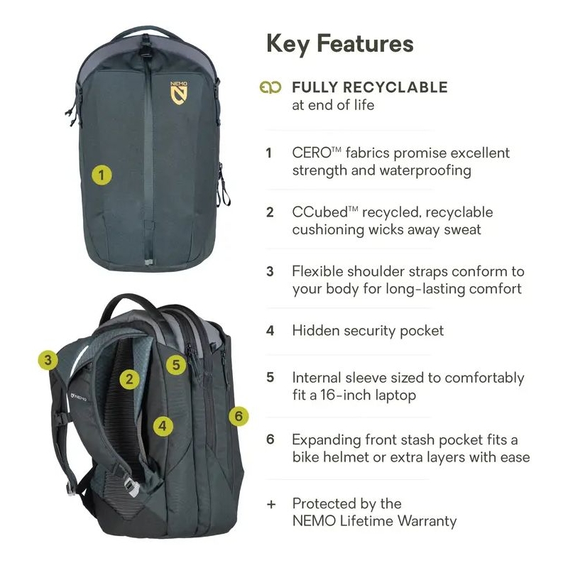 Nemo Vantage 26L Endless Promise Black