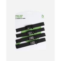 Bo-Camp Bindriemen - 100x1,8 cm - 2 Stuks Zwart