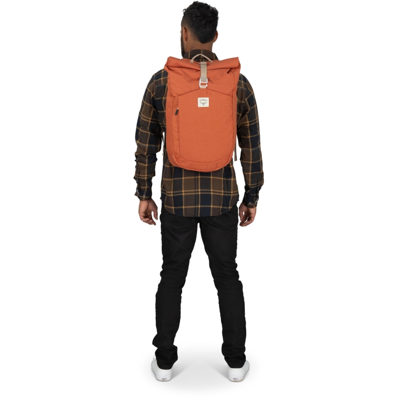 Osprey Arcane Roll Top Porcelain Orange Heather