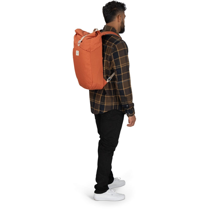 Osprey Arcane Roll Top Porcelain Orange Heather