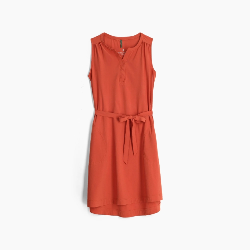 Royal Robbins Spotless Traveler Tank Dress Baked Clay