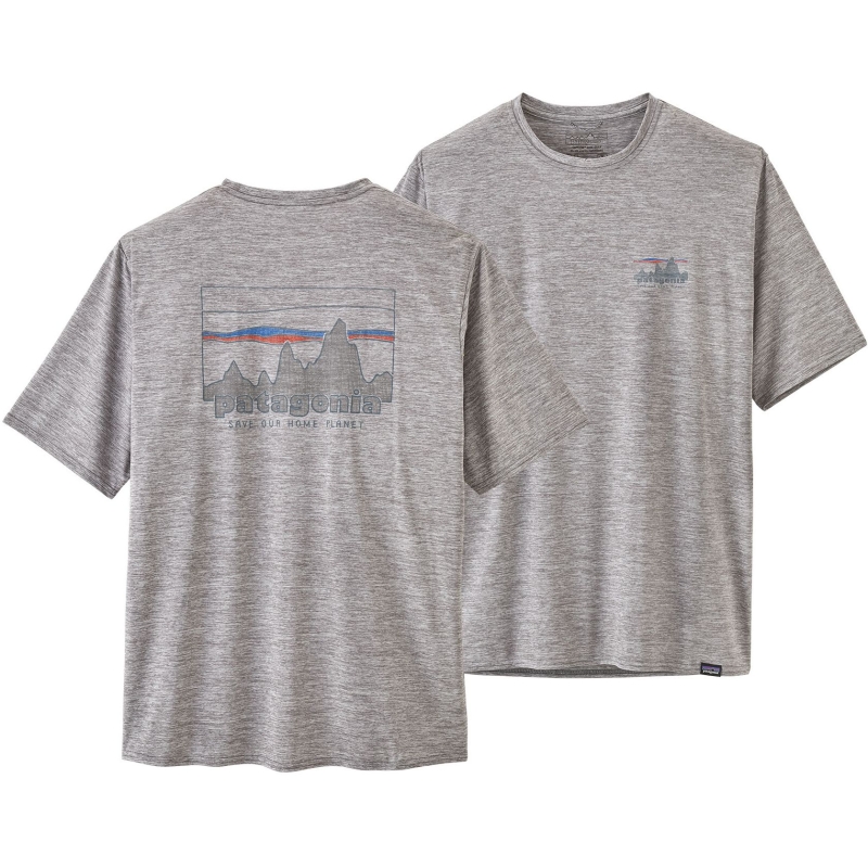 Patagonia Cap Cool Daily Graphic Shirt '73 Skyline: Feather Grey