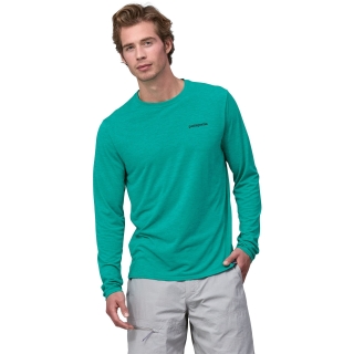 Patagonia L/S Cap Cool Daily Graphic Shirt - Waters Fitz Roy Trout: Subtidal Blue 