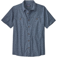 Patagonia Back Step Shirt Tiny Islands: Utility Blue