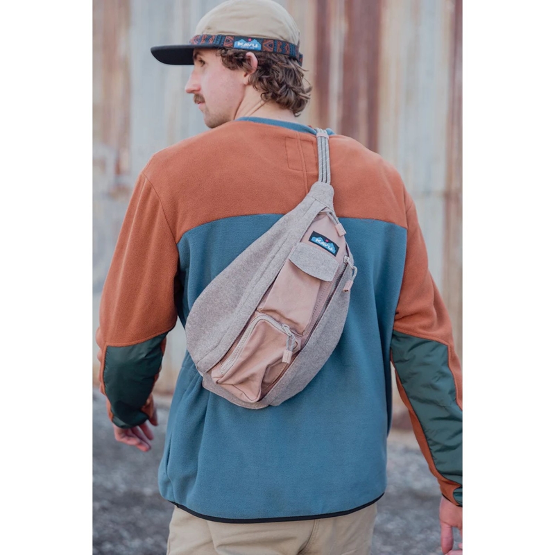 Kavu Camp Cozy Mini Rope Bag Dusk Valley
