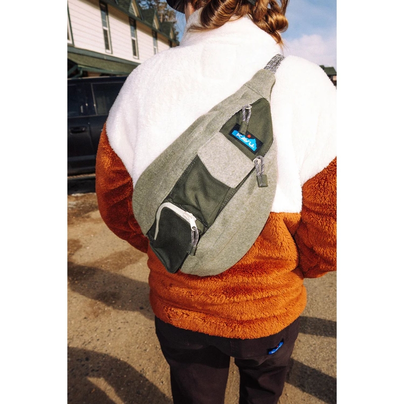 Kavu Camp Cozy Mini Rope Bag Greenwood
