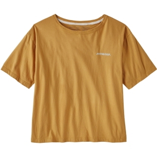 Patagonia Sunrise Rollers Organic Easy Cut Tee Women's Pufferfish Gold