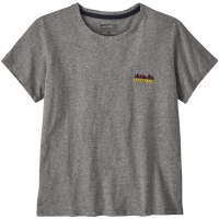 Patagonia Fitz Roy Wild Responsibili-Tee Women's Gravel Heather