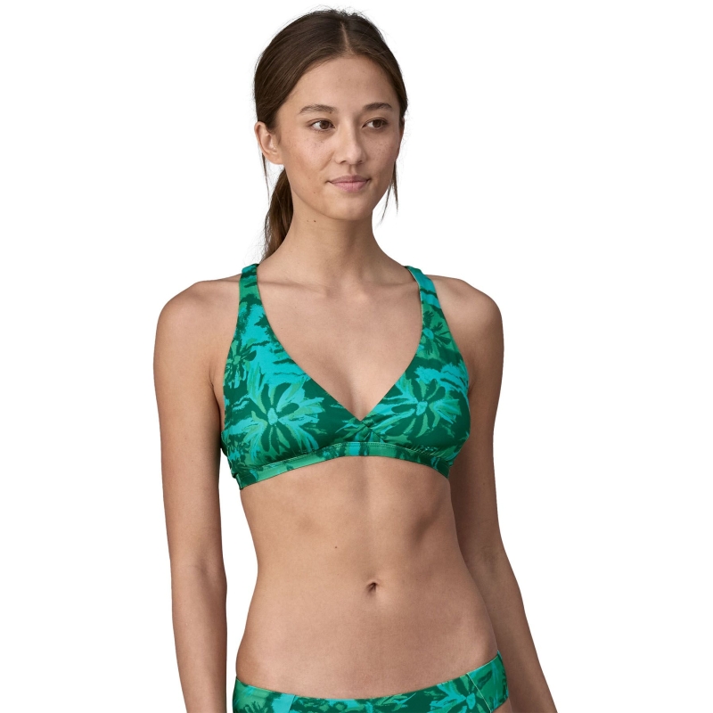 Patagonia Bottom Turn Top Women's Cliffs and Waves: Conifer Gree