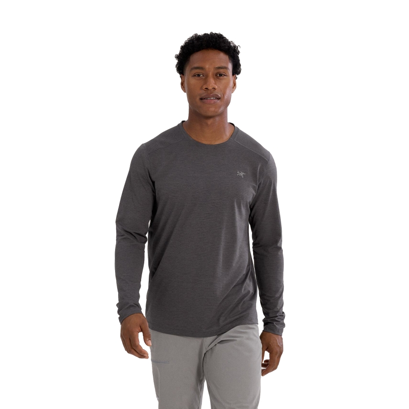 Arc'teryx Cormac Crew LS  Black Heather