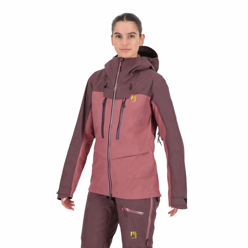 Karpos Midi Shell Jacket Women's Deco Rose/Huckleberry