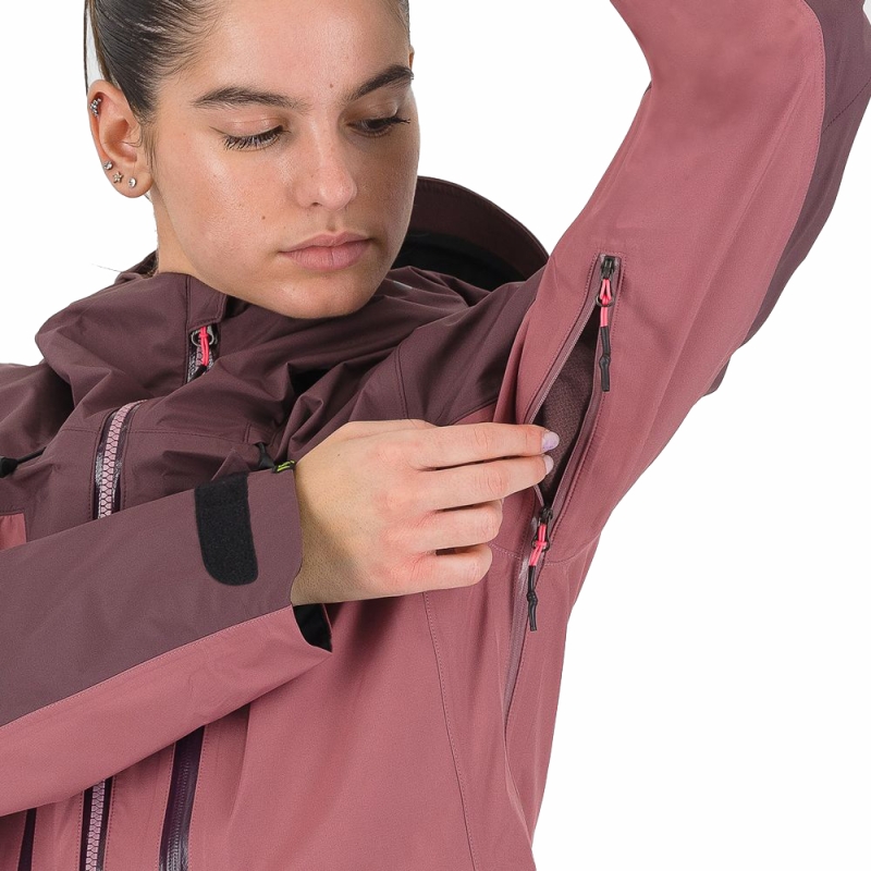 Karpos Midi Shell Jacket Women's Deco Rose/Huckleberry