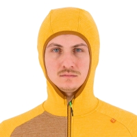 Karpos Camoscio Full Zip Hoodie Nuthatch/Golden