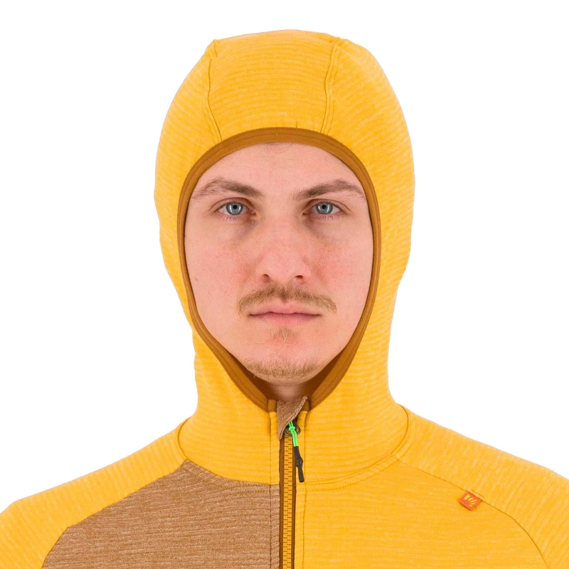 Karpos Camoscio Full Zip Hoodie Nuthatch/Golden