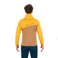 Karpos Camoscio Full Zip Hoodie Nuthatch/Golden