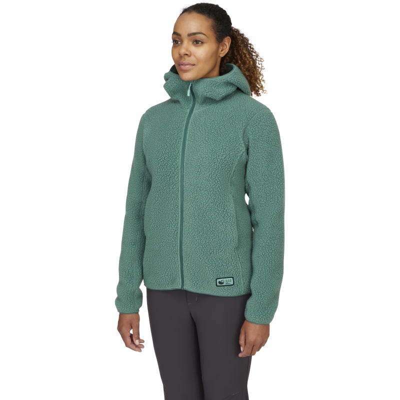 RAB Shearling Hoody Women's Eucalyptus