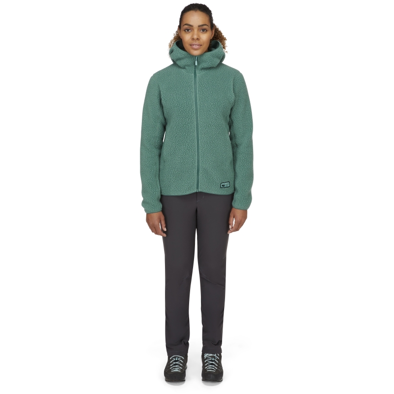 RAB Shearling Hoody Women's Eucalyptus