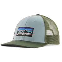 Patagonia P-6 Logo LoPro Trucker Hat Thermal Blue