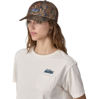 Patagonia P-6 Label Trad Cap Sun Wave: Smolder Blue