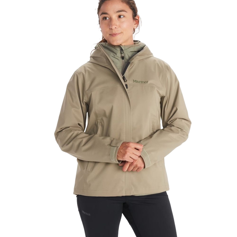 Marmot Precip Eco Pro Jacket Women's Vetiver