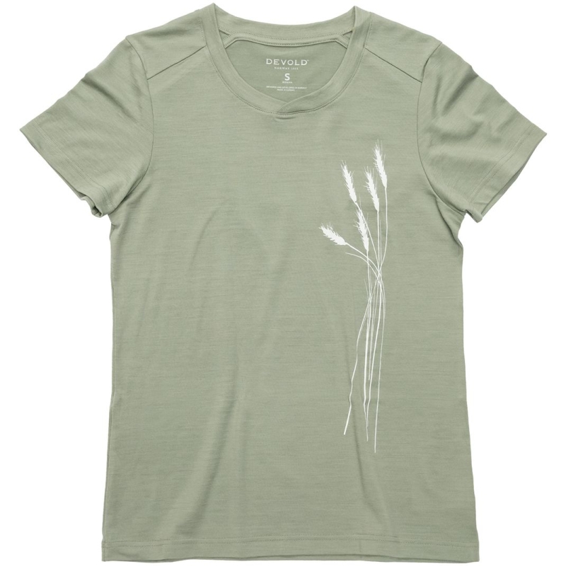 Devold Premium Oats Tee Women's Fog