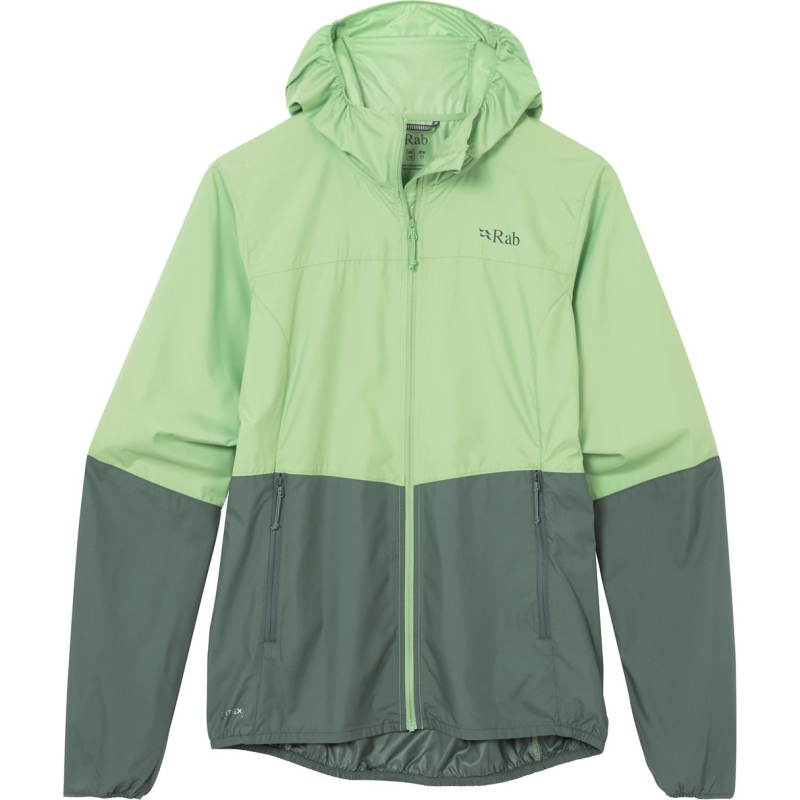 RAB Windgather Hoody Wmns Fig Green/Sage