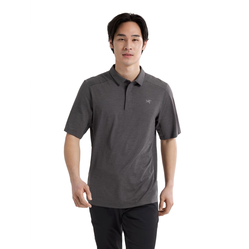 Arc'teryx Cormac Polo SS Black Heather
