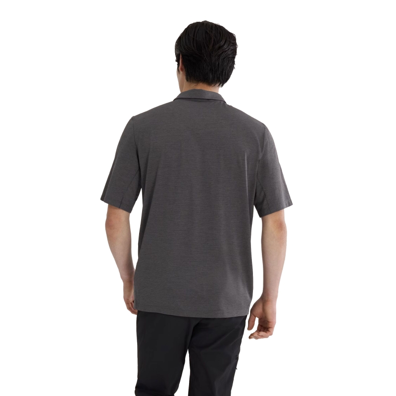 Arc'teryx Cormac Polo SS Black Heather