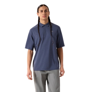 Arc'teryx Cormac Polo SS Black Sapphire Heather