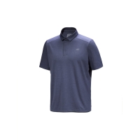 Arc'teryx Cormac Polo SS Black Sapphire Heather