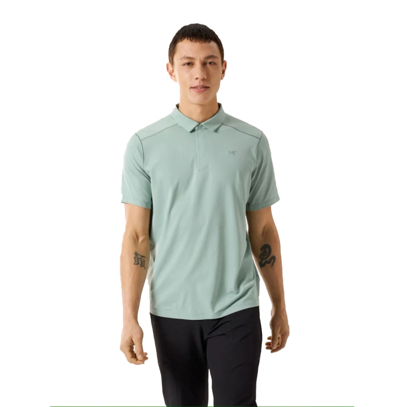 Arc'teryx Cormac Polo SS Stone Green Heather