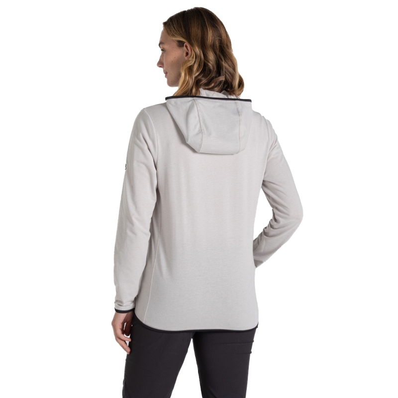 Craghoppers NosiLife Afia Hooded Jacket Women's Light Grey Marl
