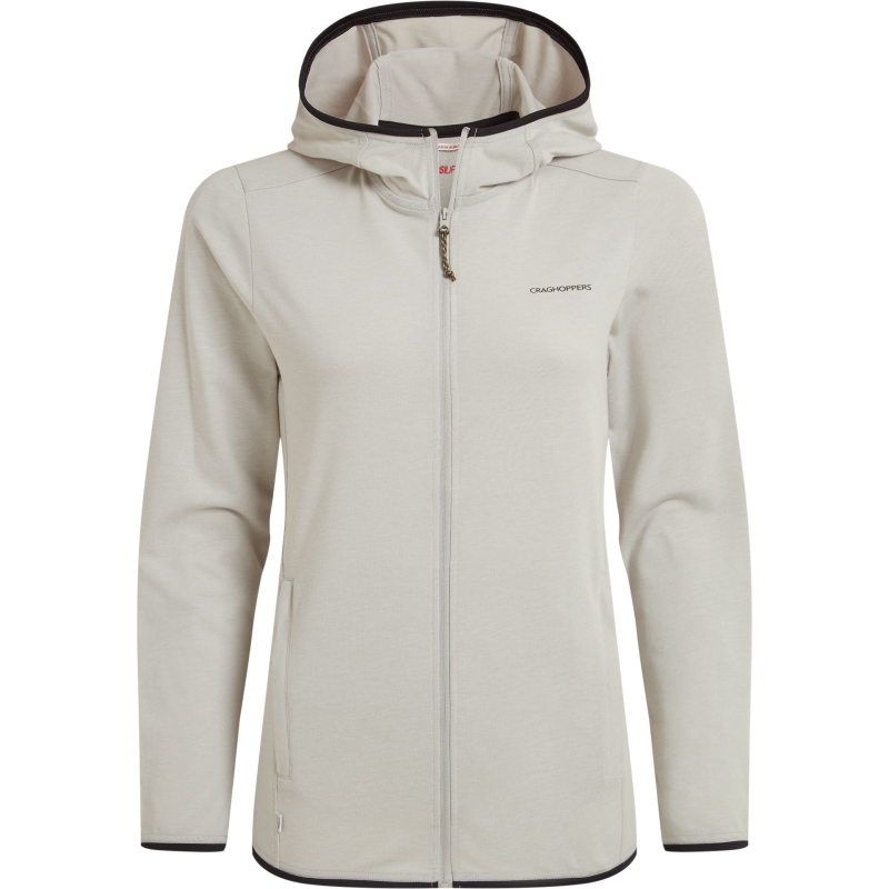 Craghoppers NosiLife Afia Hooded Jacket Women's Light Grey Marl