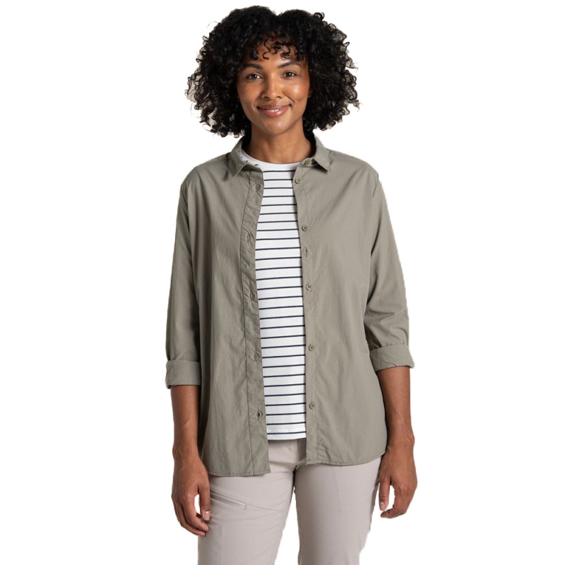 Craghoppers NosiLife Freeda Long Sleeved Shirt Women's Vert