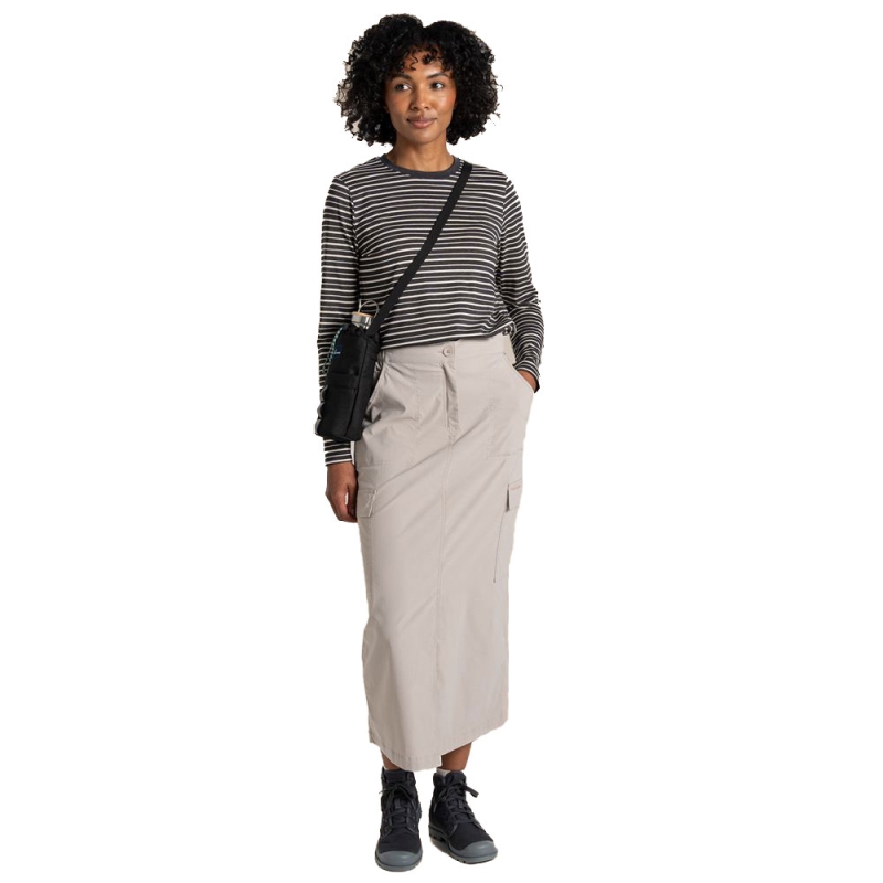 Craghoppers NosiLife Pro Midi Skirt Women's Soft Mushroom